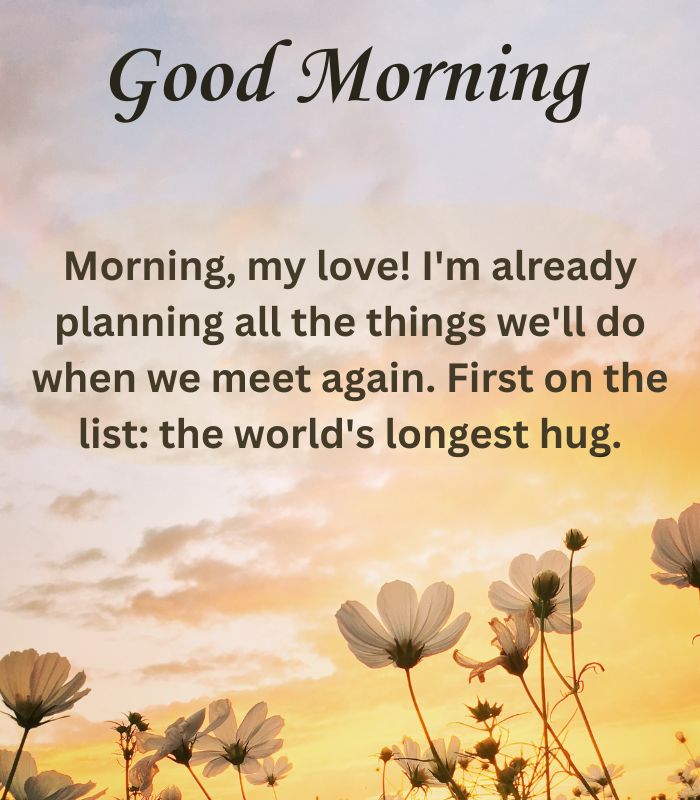 good morning